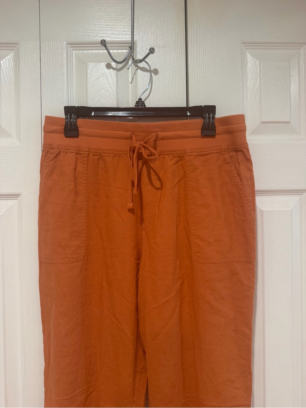 C&C California Women's Joggers in Rust Orange - Picture 2 of 4